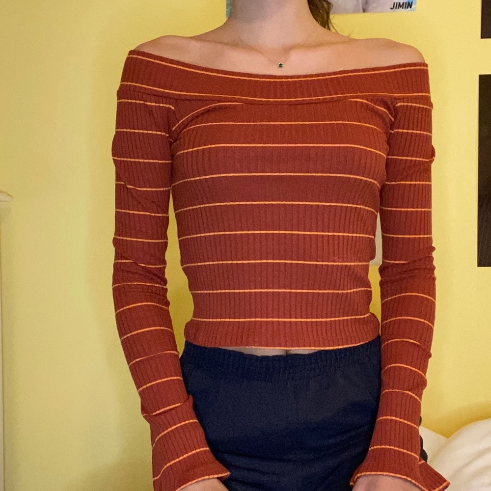 Urban Outfitters striped retro shirt